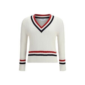 Thom Browne White Cotton Men's Sweatshirt